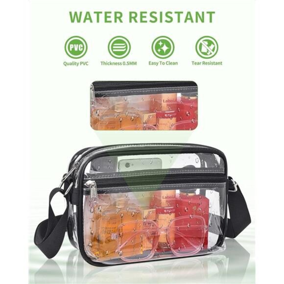 Clear Bag for Stadium Events, Small Clear Purse Suitable for Concert - Picture 6 of 8